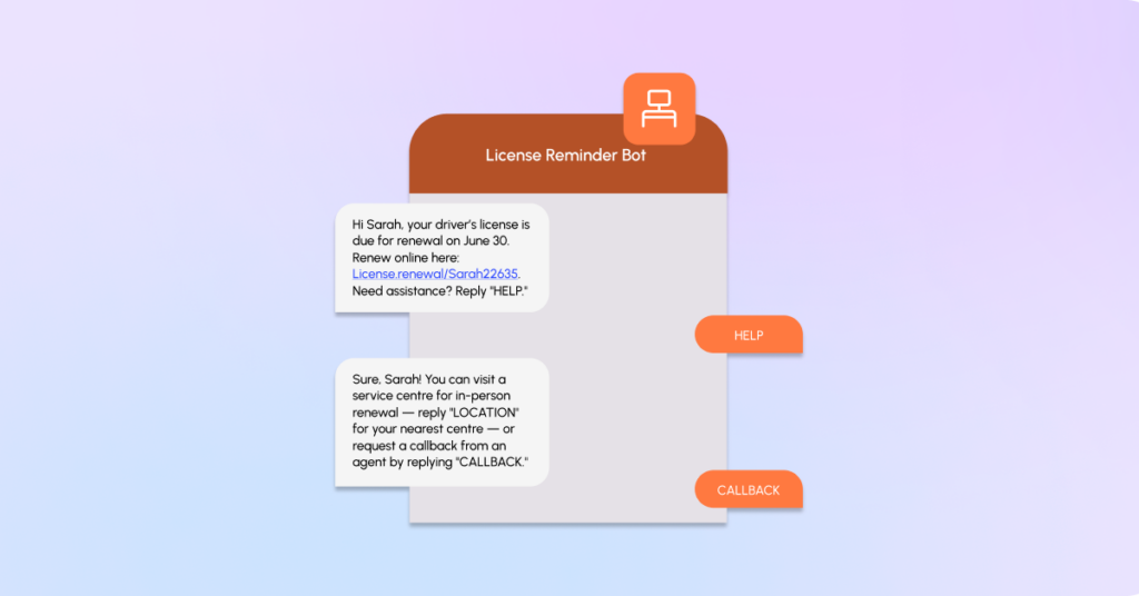 use case 4 – renewal reminders